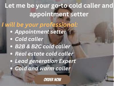 Appointment Setter / Cold Caller .
